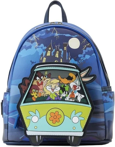 Loungefly Looney Tunes & Scooby Mash Up Mini-Backpack New With Tags