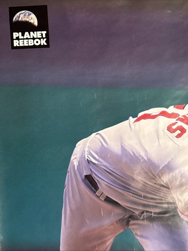 1993 Reebok, Planet Reebok Roger Clemens Poster 35”x23” - Picture 2 of 6