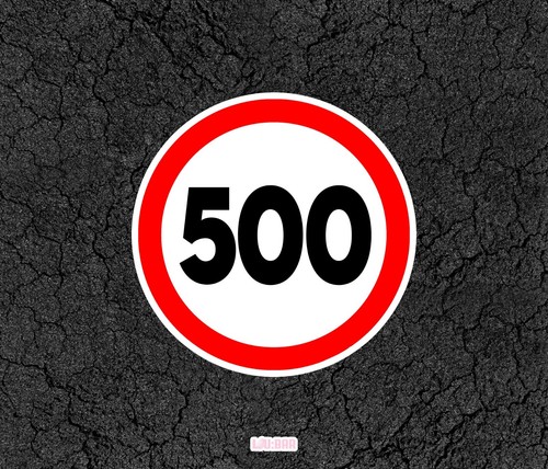 Speed Limit Sticker from 10 to 500 - Car Sticker for windows or other surfaces - Picture 19 of 19