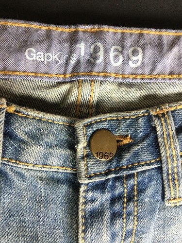 NWT GAP KIDS GIRLS LIGHT WASH SKINNY JEANS SIZE 10 L27 ADJUSTABLE WAIST - Picture 11 of 12