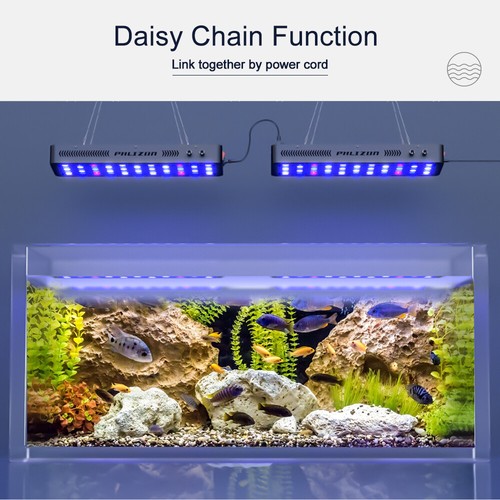 165W Full Spectrum Dimmable LED Aquarium Light Reef Fish Tank Lamp SPS LPS Coral - Picture 8 of 26