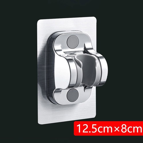 2Pcs/set Adjustable Shower Head Holder Adhesive Shower Wand holder Wall Mount - Picture 11 of 11
