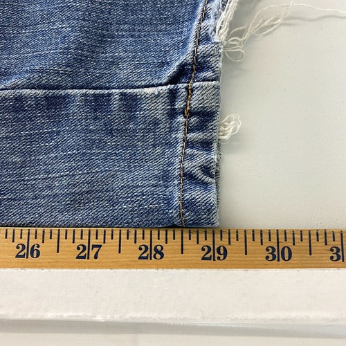 Pantalones de mezclilla Brooks Brothers 346 de pierna recta para hombre 35/30 azul desteñido algodón envejecido - Imagen 9 de 10