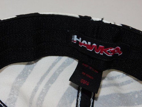 Tony Hawk Hat White Black OSFA Embroidered Bill Skate Boarder Cap - Picture 12 of 12