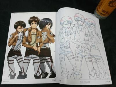 Preview of Attack On Titan first art book Shingeki No Kyojin