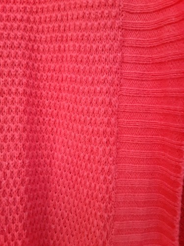 Damen 2X lange rote Strickjacke Pullover - Studio Works - vorne offen - sehr guter Zustand - Bild 5 von 5