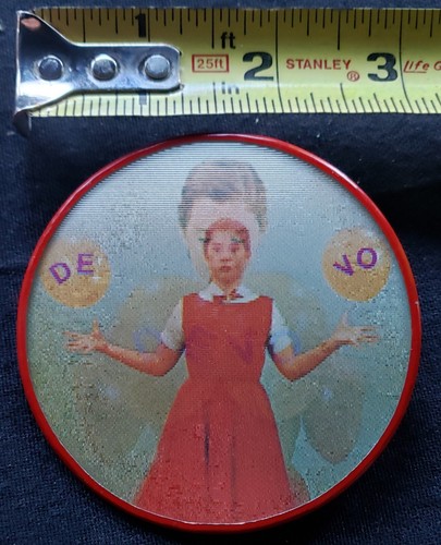 DEVO Vintage VARI-VUE Lenticular Button - Picture 2 of 5