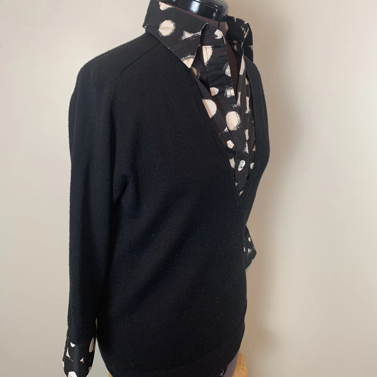 Theory polka dot sweater cheap