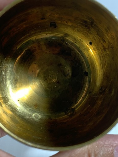 VTG Brass Pineapple Two Piece Trinket Box 5.5” - Picture 11 of 16