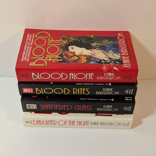 Austra Vampire Family Books Elaine Bergstrom 1st, 4 Vintage Papererback Lot of 4 - Picture 6 of 15