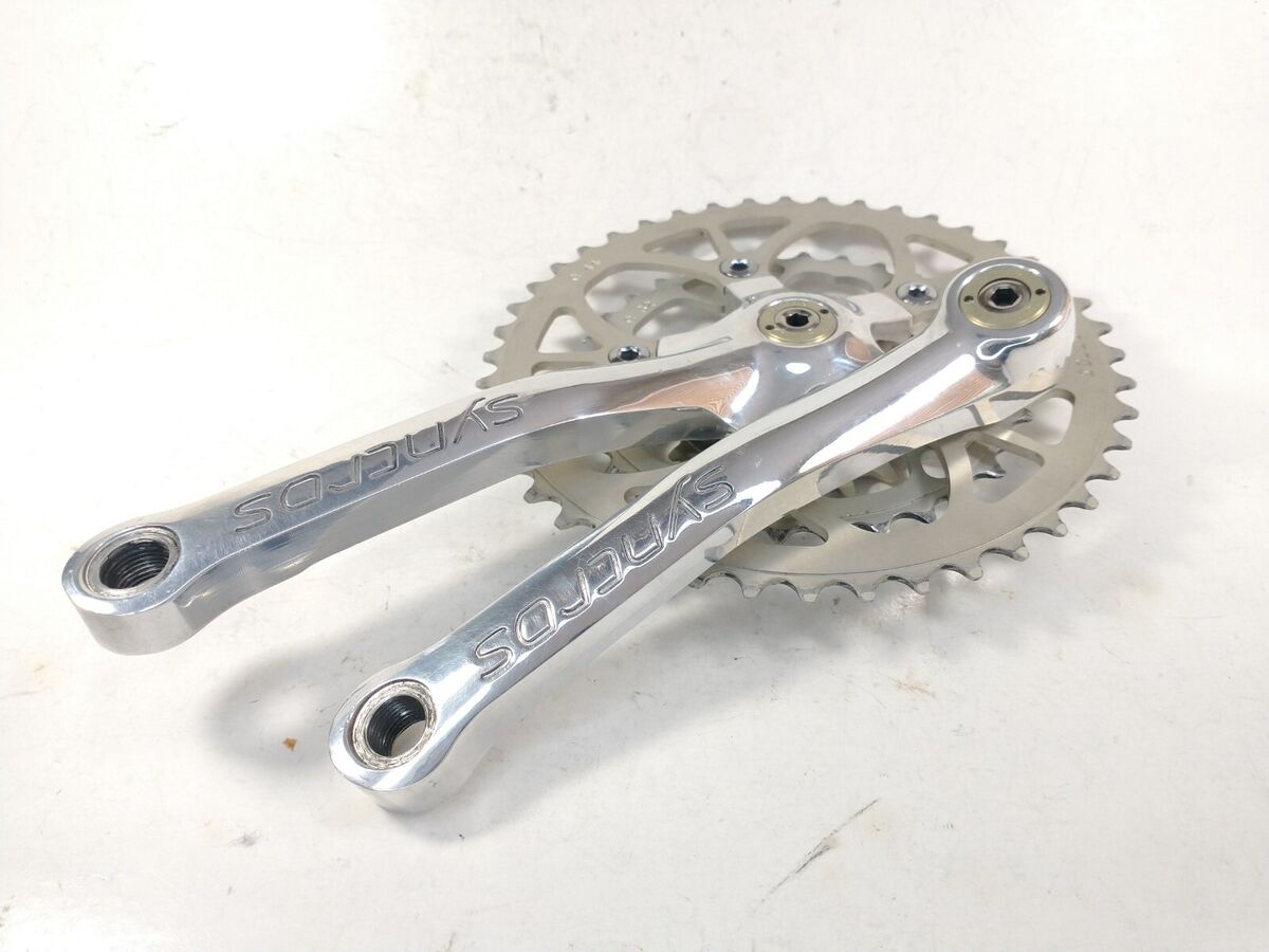 Vintage Syncros Forged Polished crankset 175mm, 44/32/20T | eBay Vintage Syncros Forged Polished crankset 175mm, 44/32/20T | eBay