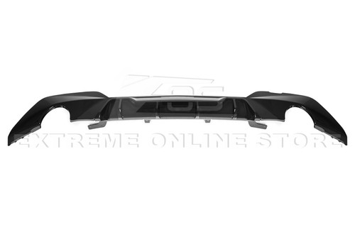 For 19-Up BMW G20 330e 330i | M-Performance GLOSSY BLACK Rear Bumper Diffuser - Picture 9 of 11