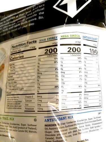 Power Up Trail Mix Variety Pack 24 Ct 36 Oz (1021 g) by GourmetNut EXP 05/2026 - Picture 3 of 3