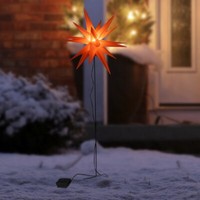 Led Gartenleuchte Stern Weihnachtsbeleuchtung Weihnachtsstern Timer Dekostern