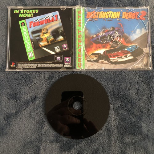 Destruction Derby 2 Sony Playstation 1 PS1 Greatest Hits CIB Complete & Tested - Picture 5 of 7