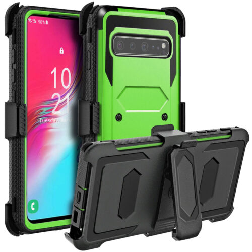 Funda de doble capa para teléfono Samsung Galaxy S10e S10+ 5G / Funda de cinturón con clip - Imagen 64 de 96