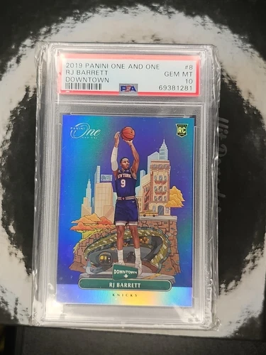 2019-20 Panini One And One Rj Barrett #8 Downtown RC Case Hit SSP PSA 10 Gem Mt