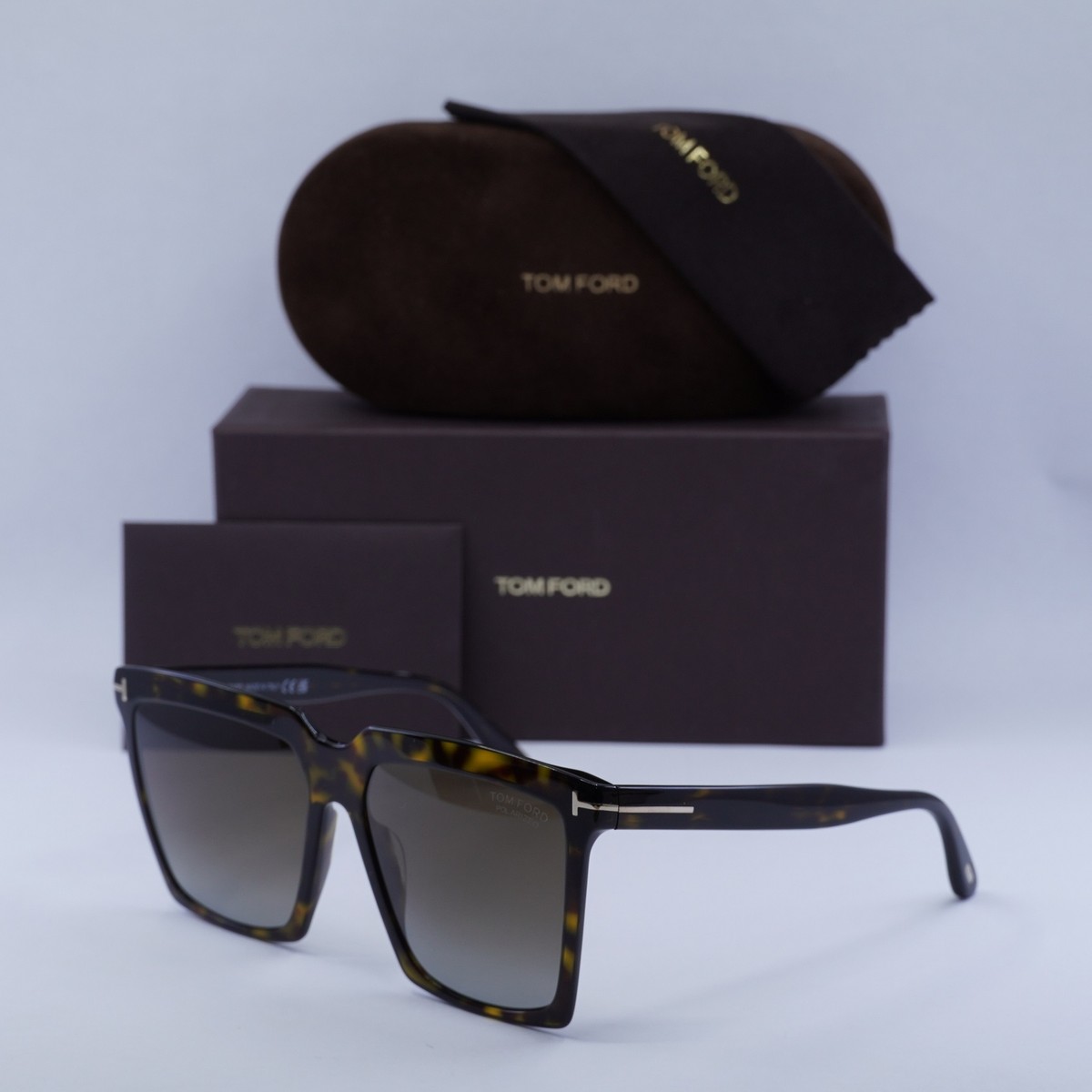 Final Price! Tom Ford Sabrina-02 FT0764 52H Polarized Sunglasses Tom Ford® FT0764 Sabrina-02 Geometric Sunglasses - EuroOptica main image 2