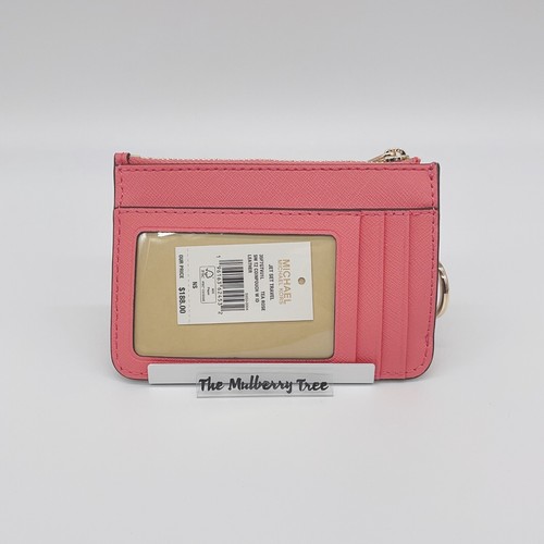 Michael Kors Jet Set Viaje Parte Pequeña con Cremallera Tarjeta Moneda Llave Bolsa Billetera Nuevo con Etiquetas $188 - Imagen 39 de 57