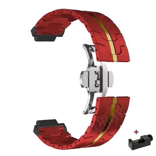 Correa de reloj de acero inoxidable para Garmin Forerunner 220 230 235 630 620 735XT - Imagen 16 de 21