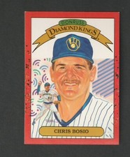 1990 Donruss Chris Bosio Diamond Kings #20 Milwaukee Brewers