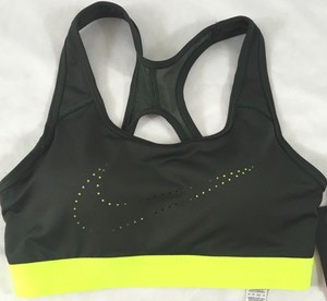 olive green nike sports bra