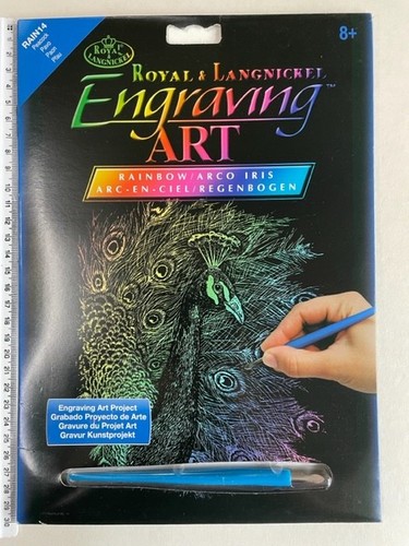 Royal Langnickel Gravur Art A4 passend 8+ Scrape Art holographischer Regenbogen - Bild 7 von 21