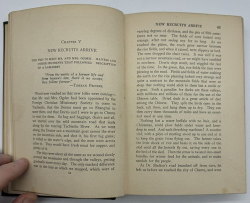 Shelton Of Tibet Book By Flora Beal Shelton 1st Edition Published 1923 Antique - Picture 12 of 14