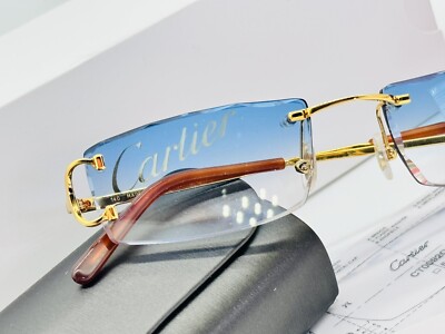 Cartier Sunglasses Piccadilly Gold Ref. CT0092O With Blue Cartier Sunglasses Piccadilly Gold Ref. CT0092O With Blue