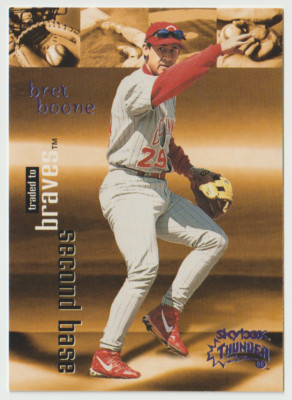 1999 SkyBox Thunder Rant #14 Bret Boone - Reds / Braves