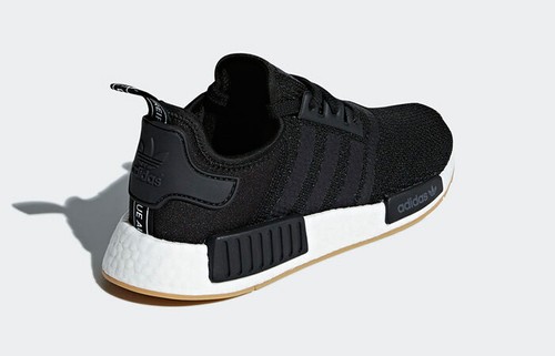 Herren Adidas NMD R_1 "Schwarz/Gummi Sport Mode Freizeit Alltag Turnschuhe B42200 - Bild 3 von 3