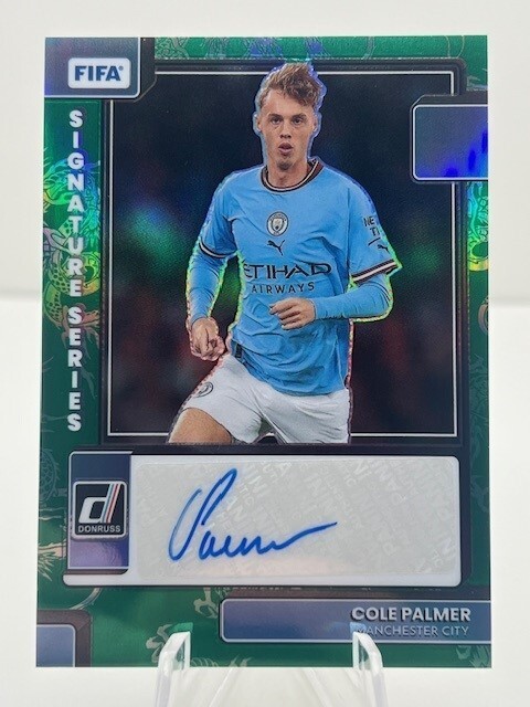 2022 Panini Donruss Signature Series Dragon Prizm /8 Cole Palmer #SS-CPM Auto