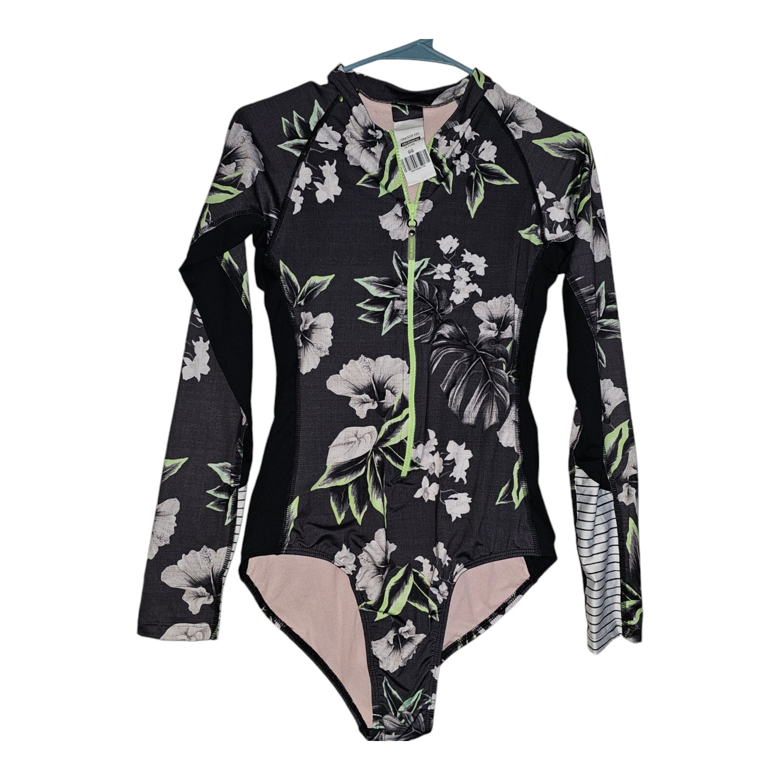 Traje de natación Decathlon Olaian para mujer - Una pieza, floral, sin talla enumerada
