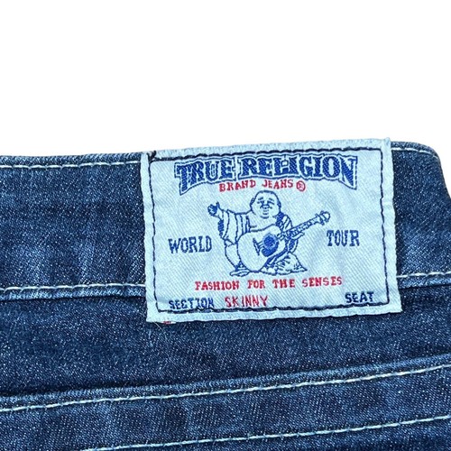 True Religion Skinny Jeans verzierte Gesäßtaschen Größe 25 - Bild 9 von 9