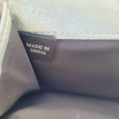 Coach Wallet Signature Canvas Leather Metallic Stripe Snap Coins Cards Cash  - Picture 9 of 12