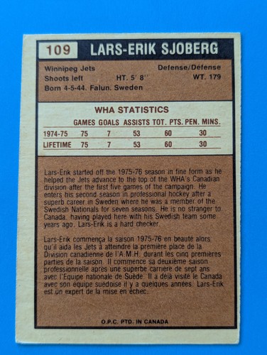 1975-76 O-Pee-Chee WHA Hockey - U-Pick - Picture 242 of 318