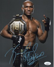 UFC Fighting Championship Kamaru Usman Signed Autographed 8x10 Photo JSA COA #3 UFC Fighting Championship Kamaru Usman Signed Autographed 8x10 Photo JSA COA #3