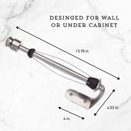 KAMENNSTEIN PERFECT TEAR WALL MOUNT PAPER TOWEL HOLDER STAINLESS STEEL - Picture 9 of 9