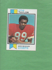 1973 Topps Football Set OTIS TAYLOR Card # 310 - KANSAS CITY CHIEFS