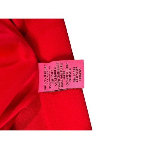Betsey Johnson Red Spaghetti Strap Midi Vneck Wrap-Like Womens Size 10 Dress NWT - Picture 4 of 8
