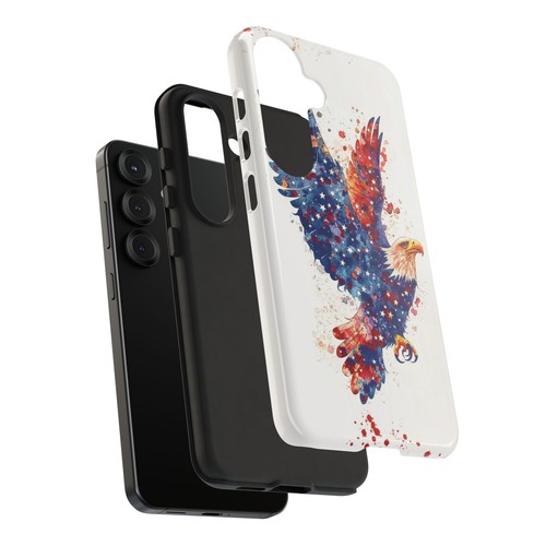 Bald Eagle USA Stars - Phone Ink Case for iPhone, Galaxy, Pixel - Picture 181 of 281