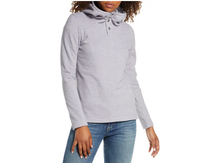 north face knit stitch fleece pullover