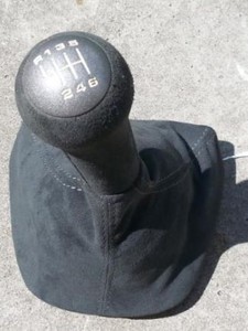 porsche-911-gt3-rs-shifter-knob-w-boot-alcantara-6-speed-stick-manual-RARE