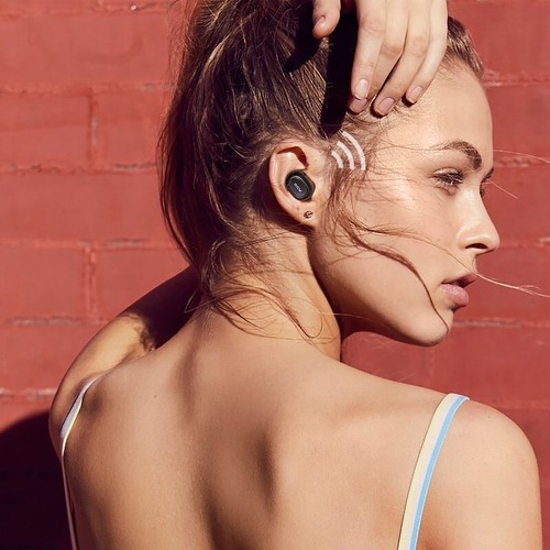 QCY T1C True Wireless Earbuds with Charging Case, Bluetooth Headphones Micro USB - Picture 11 of 12