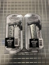 2 PACK!!! WALTHER PK380 8RD 380ACP STAINLESS FACTORY MAGAZINE (WAL505600)