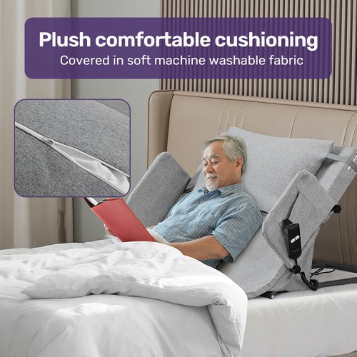 EQUIPMED Electric Adjustable Bed Backrest Power Lifting with Remote Half Length - Picture 4 of 11