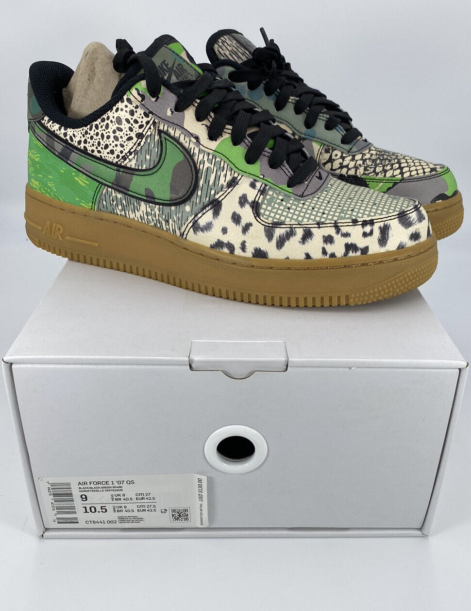 Size 9M - Nike Air Force 1 Low QS City of Dreams 2020 - CT8441-002 W/Box EUC