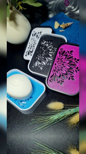 Seifenschale Zebra – Moderne Seifenablage | Rutschfest & Hygienisch | Geschenk - Video 1 von 1