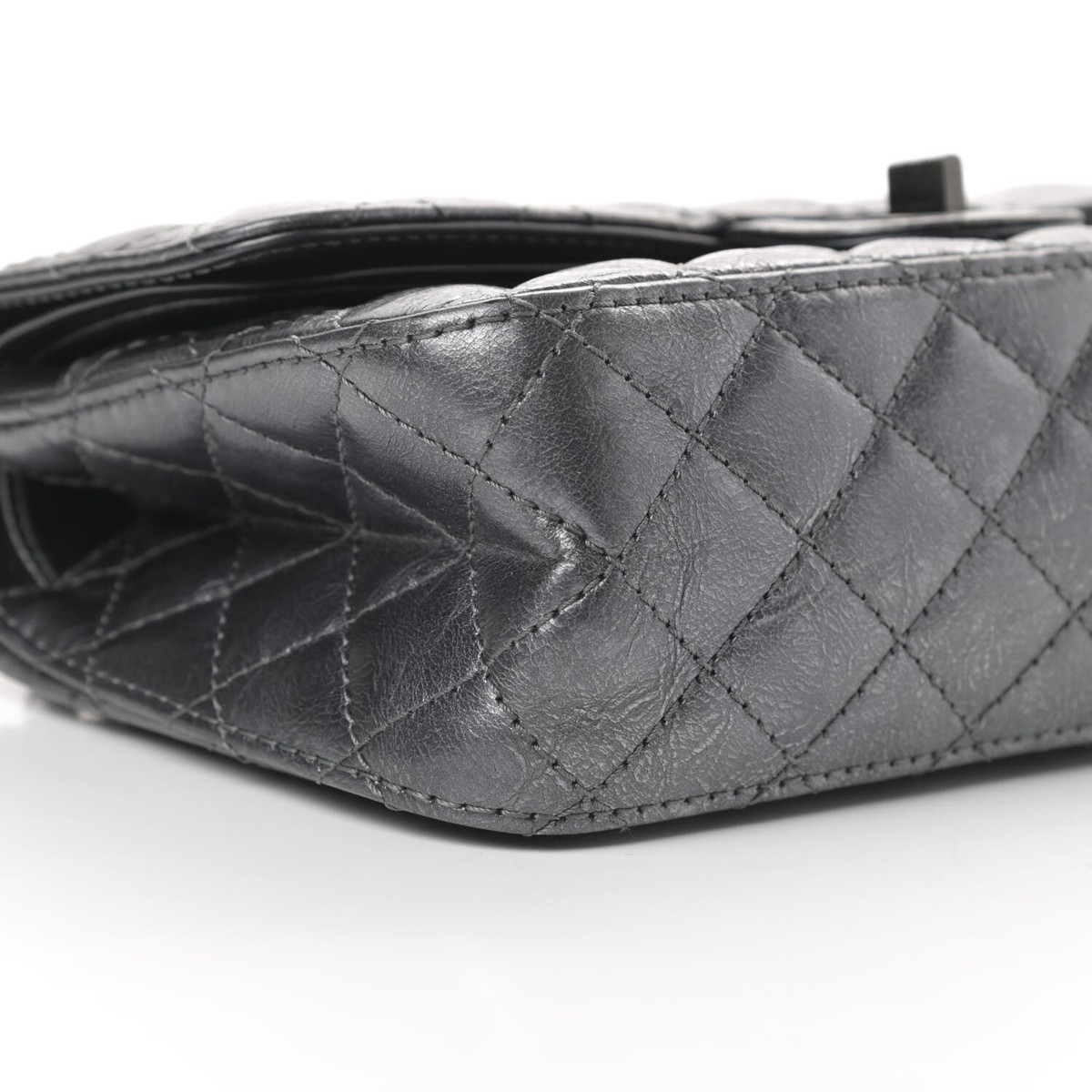CHANEL シャネル CHANEL Mesh Suede Calfskin Grained Calfskin Womens CC