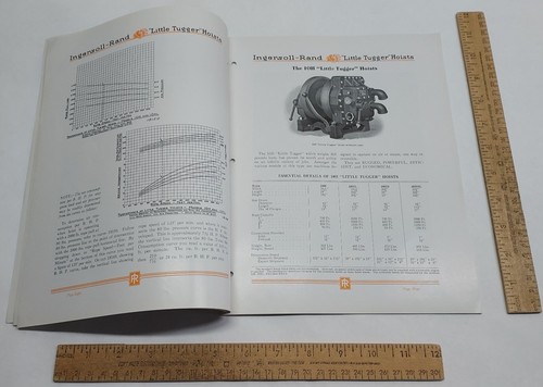 1927 BOOKLET - Little Tugger Hoists - Ingersoll-Rand - listing #7261 - Picture 5 of 10